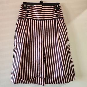 D&G Bermuda Stripe High Waist Shorts